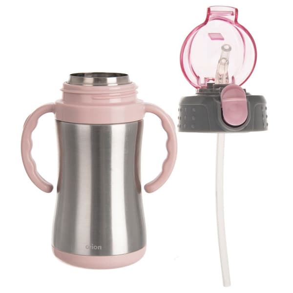 Termokrus til barn stål pink 300 ml