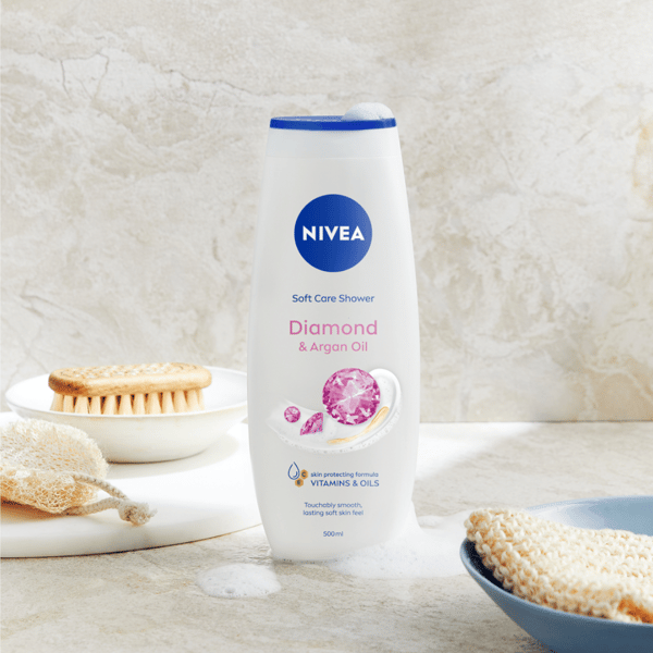 282480 NIVEA Care & Diamond Touch Brusegel 500 ml
