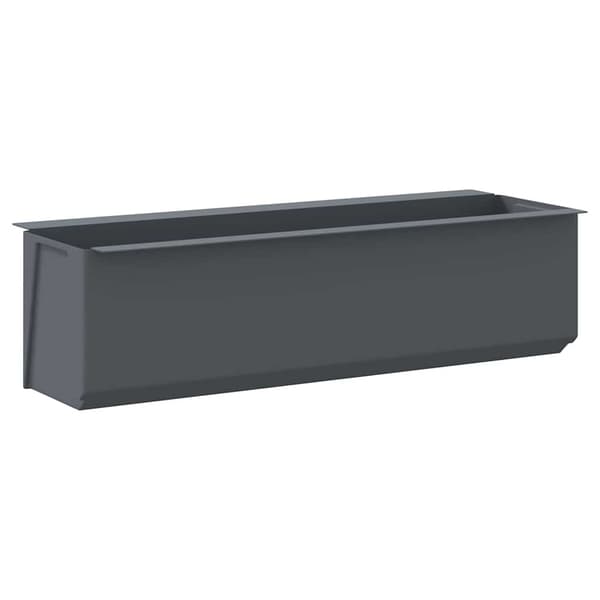 vidaXL Lavakasvit, 12 kpl, harmaa, 36x13,5x9,5 cm, PP