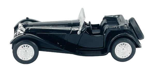 Welly VANHA timer SS Jaguar 100 ILMAN kattoa musta 1:34 98876