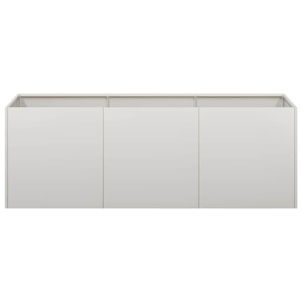 vidaXL urtepotte 120x40x40 cm rustfrit stål