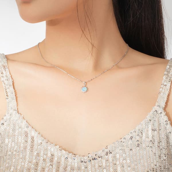 N21 Solopalhalsband silver 925 justerbart
