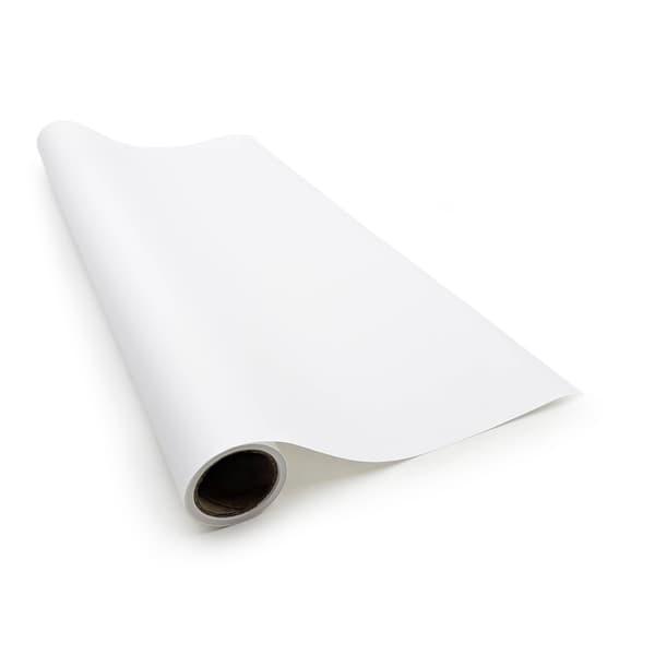 Blomfolie - "Elegant" Vit - Rulle 58cm x 10m