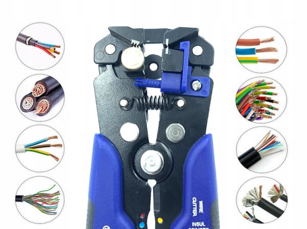 Automatisk front isolationsstripper til kabler og ledninger