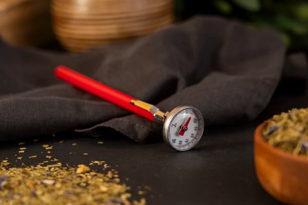 Analog precis termometer för te, örter, yerba mate med klipp 15 cm