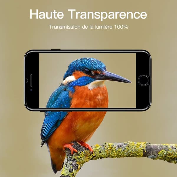 2x Hærdet glas til iPhone 7/8/6/6S Ultra HD 9H