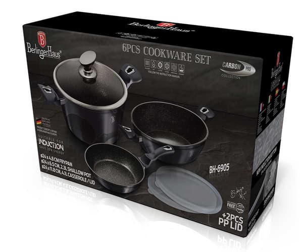 BERLINGERHAUS BH-6905 CARBON PRO KOKSTYRSSET