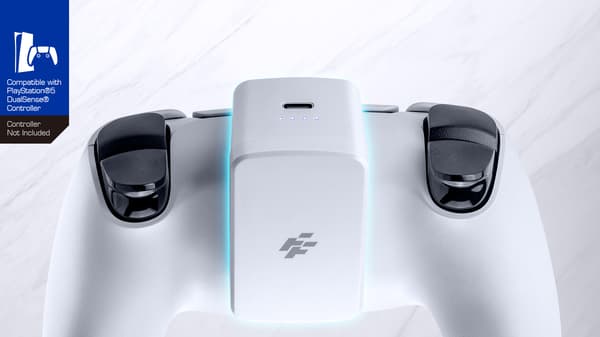 PS5 Controller Batteri 2000mAh Hurtig Opladning FLASHFIRE Hvid