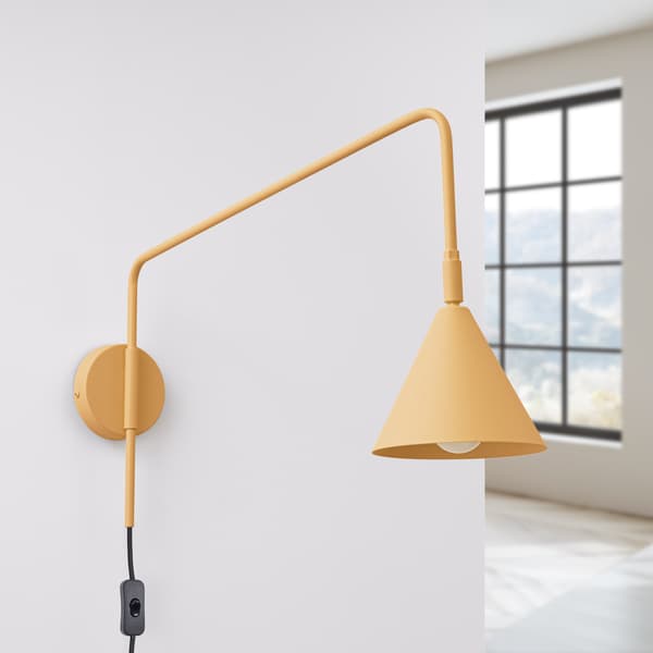 VÆGLAMPE NOX 1 E14 GULD SOLLUX SL.1698