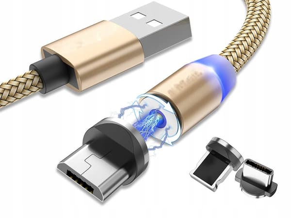 Magnetisk USB-kabel Guld (200) GAB_A
