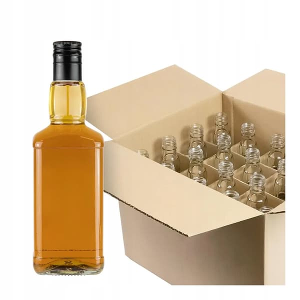 20 kpl DANIELS-pulloja 0,5 l + viskikuori