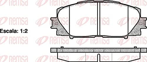 Remsa 1224.00 Jarrupalasarja, levyjarrut