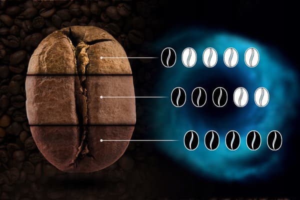 Nyrostade kaffebönsblandningar Black Hole 250g