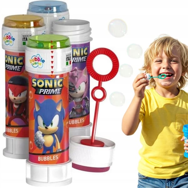 Sonic Hedgehog tvålbubblor för barn festkul 60ml