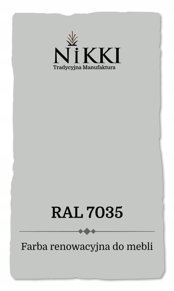Färg för köksfrontar ljusgrå RAL7035 satin 1L