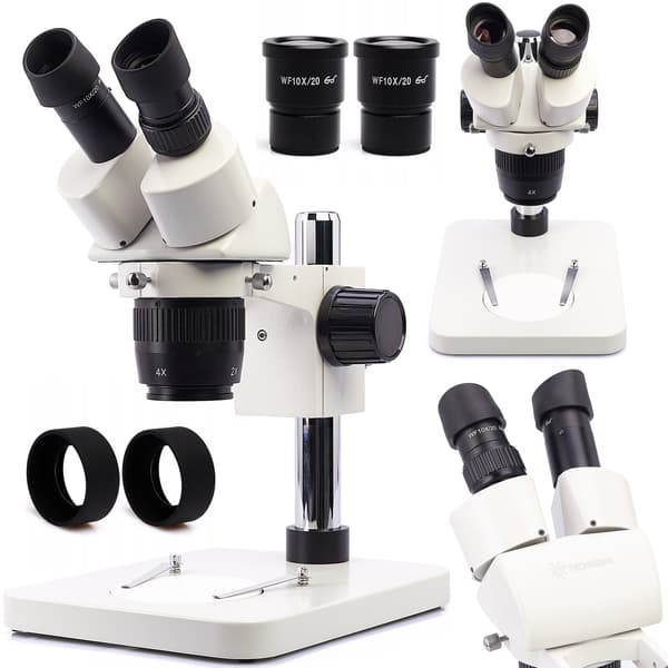 Stereoskopiskt mikroskop 20-40x K10E VIT
