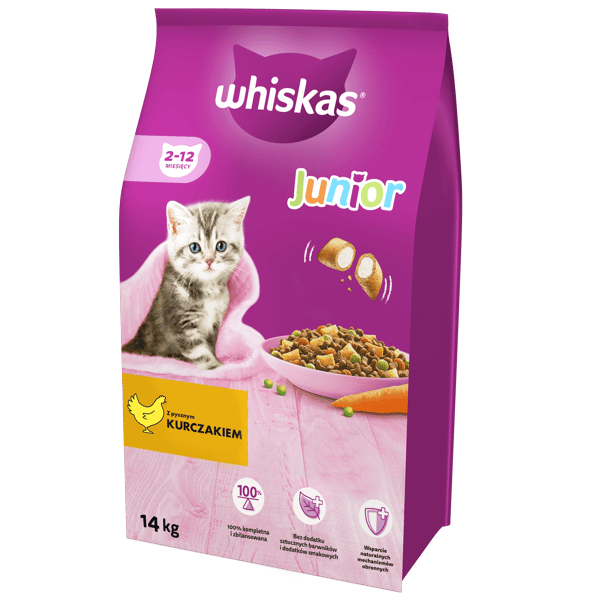 Whiskas Junior Kylling 14 kg