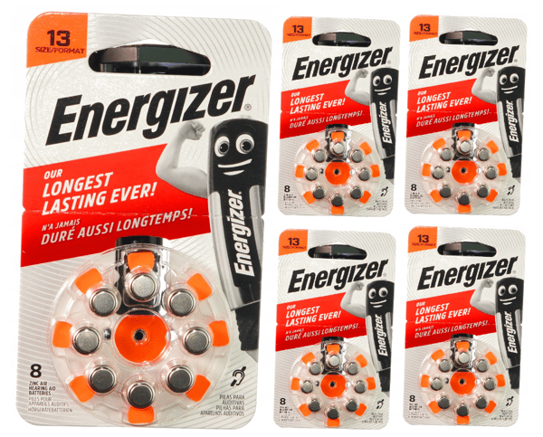 ENERGIZER PR13 hörapparatbatterier 40 st