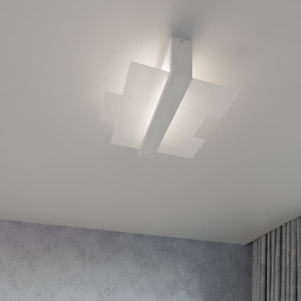 LOFTSLAMPE ASTRO 2 E27 HVID TRÆ LUMILO 00.171.78