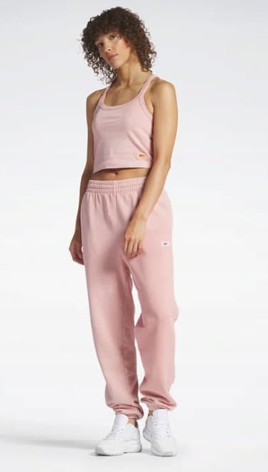 REEBOK PINK STRAIGHT DAME SWEATPANTS M 0A9C6_A* BAGGRUNDE