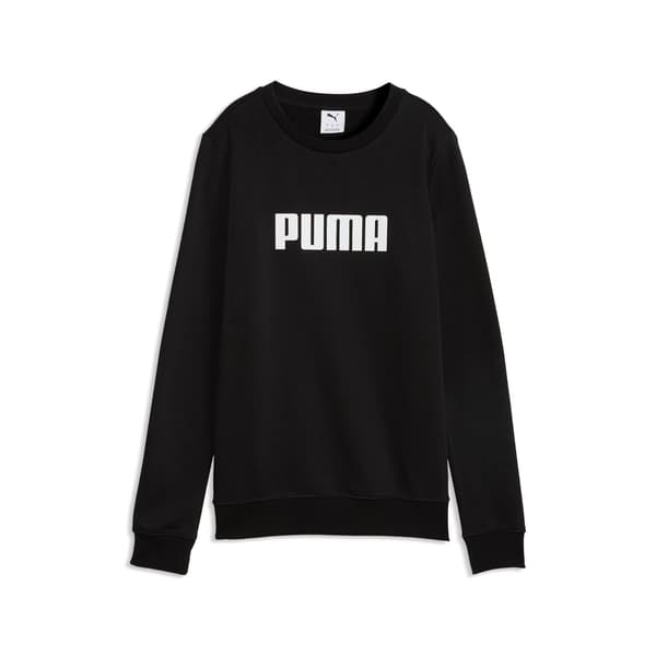Puma ESS LOGO CREW FL dame sweatshirt sort 68831201 r M
