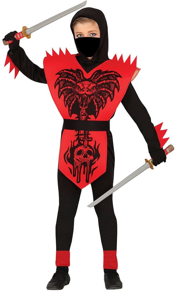 Cobra NINJA Kostume Halloween Bal 5-6 år