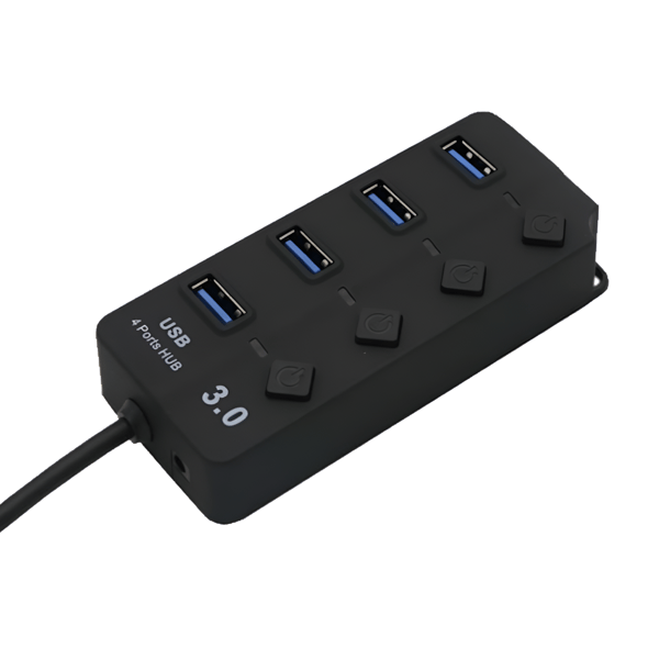 USB 3.0-hub 1x4 4-port 5 Gbps splitter