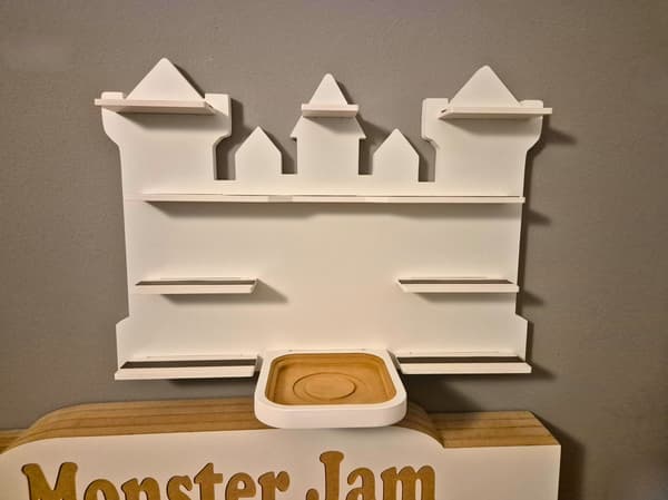 Hylde/udstilling til lydfigurer til Toniebox2-systemet - Castle
