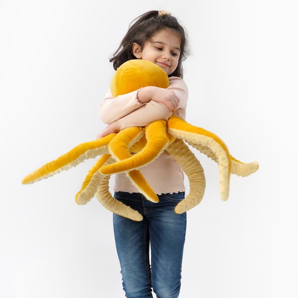 IKEA Octopus Blavingad keltainen 30 cm