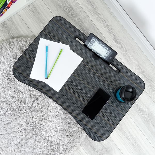 Foldbart morgenbord til laptop og tablet til seng 61,5x40x26 cm