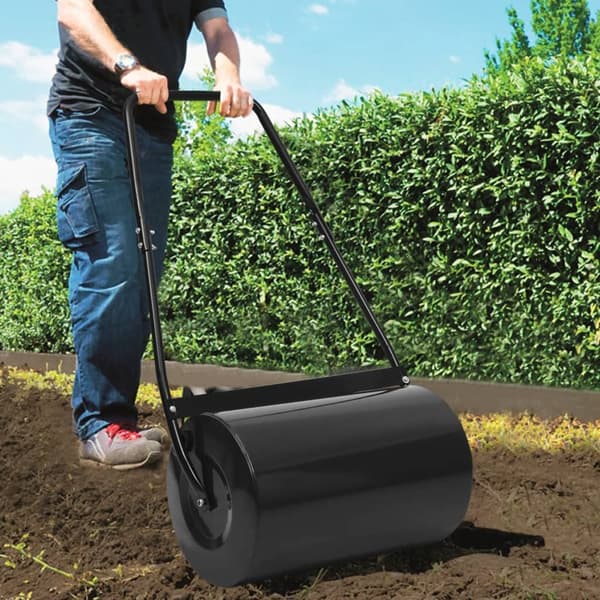 vidaXL plænetromle, sort, 63 cm, 50 l