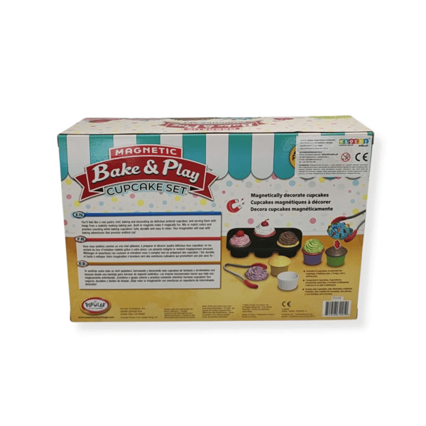 Magnetiska leksaker för barn - cupcakes 25 stycken Populära leksaker 3+