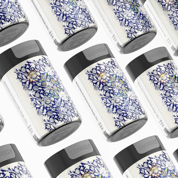 Kambukka Olympus termosmugg med tryckt tygdesign - vikt 300 ml
