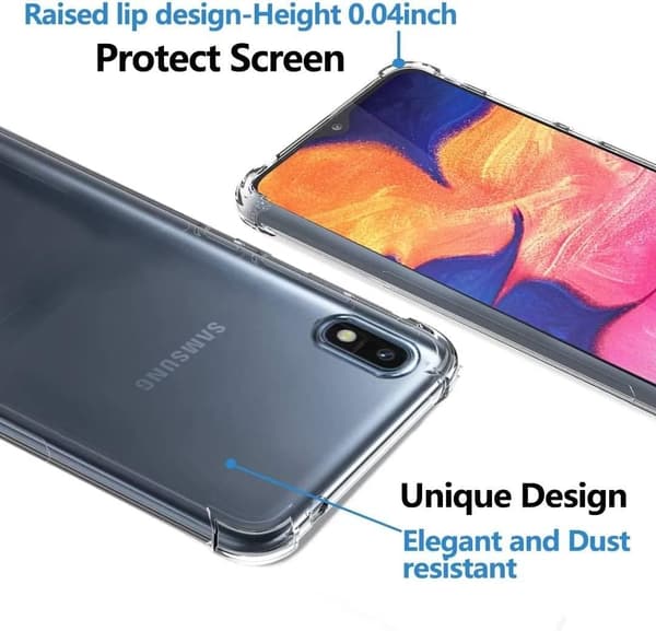 SKYDDSFODRAL FÖR SAMSUNG GALAXY A20E TRANSPARENT SM-A202F