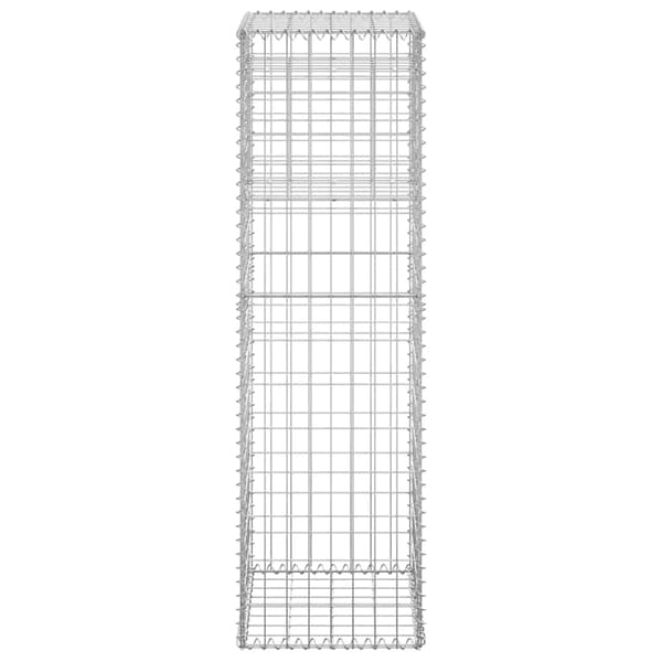 vidaXL Gabionstolper, 2 stk., 40x40x140 cm, jern