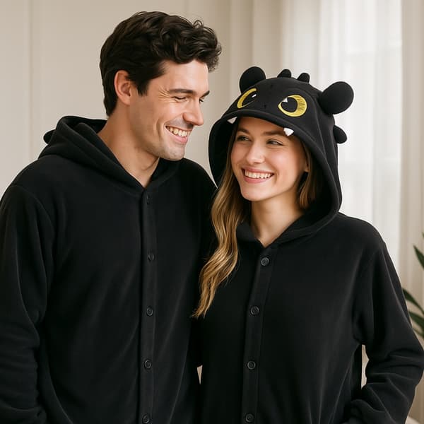 Kigurumi-pyjamas Tandlös M: 155 - 165 cm