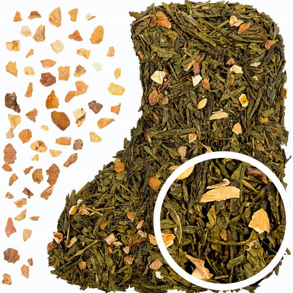 Vihreä tee sitruna 50 g Sencha sitrunalla - tuore ja virkistävä