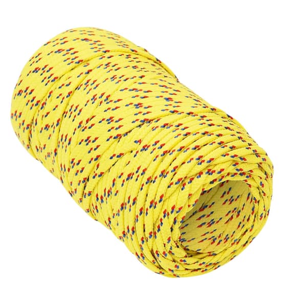 vidaXL sejltov, gul, 2 mm, 100 m, polypropylen