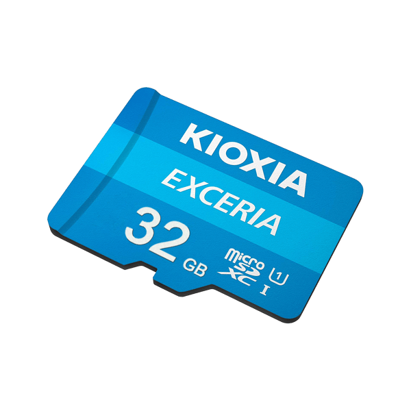 Kioxia 32 Gt UHS-I U1 microSD-muistikortti sovittimella