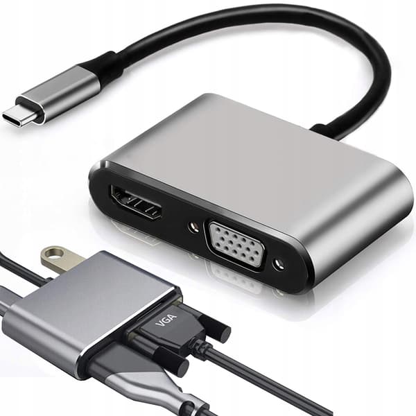 ADAPTER TYPE C HDMI VGA USB 3.1 (300)