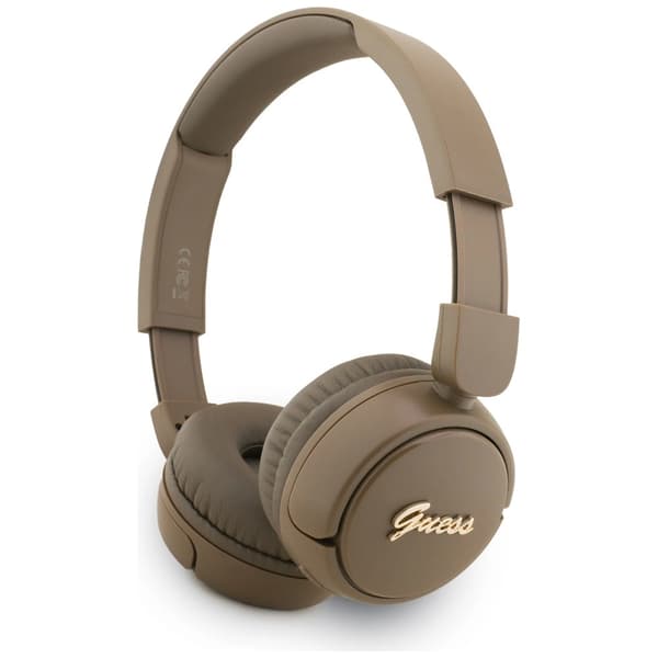 Guess Metal Logo Script Over-Ear Hovedtelefoner - Brune
