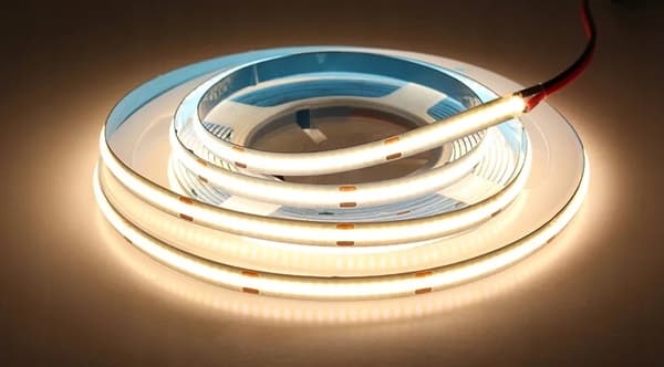 STÆRK COB LED-STRIPE 5M 12V NEON VARM LINE 5050 SELVKLÆBENDE