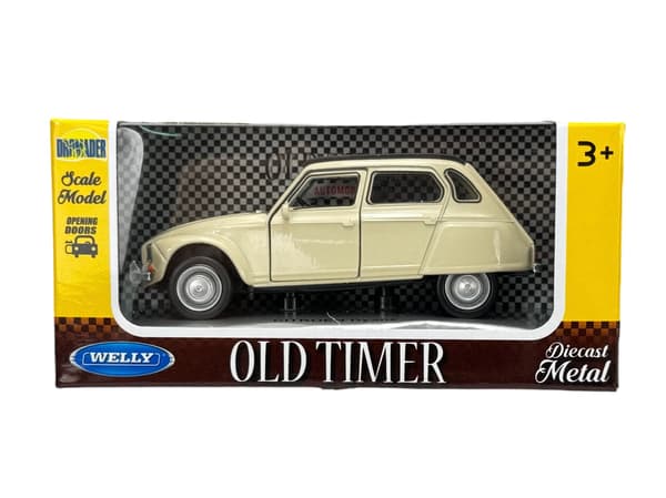 Welly VANHA timer citroen dyane katolla beige 1:34 43859
