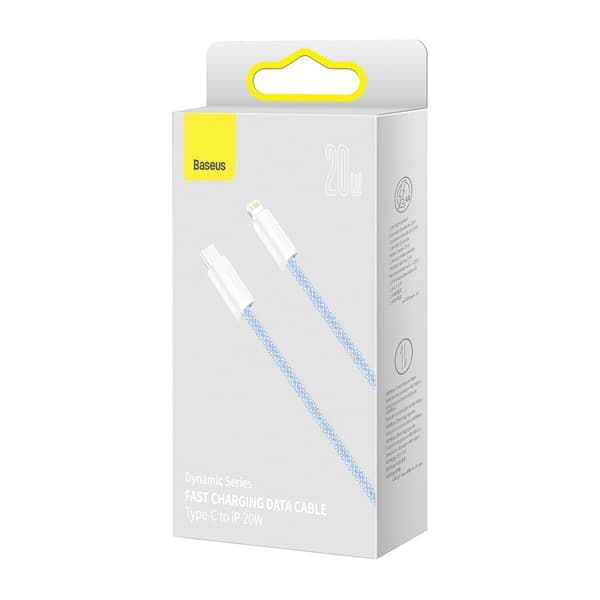 Baseus Dynamic Series USB-C till Lightning-kabel, 20W, 1m (blå)