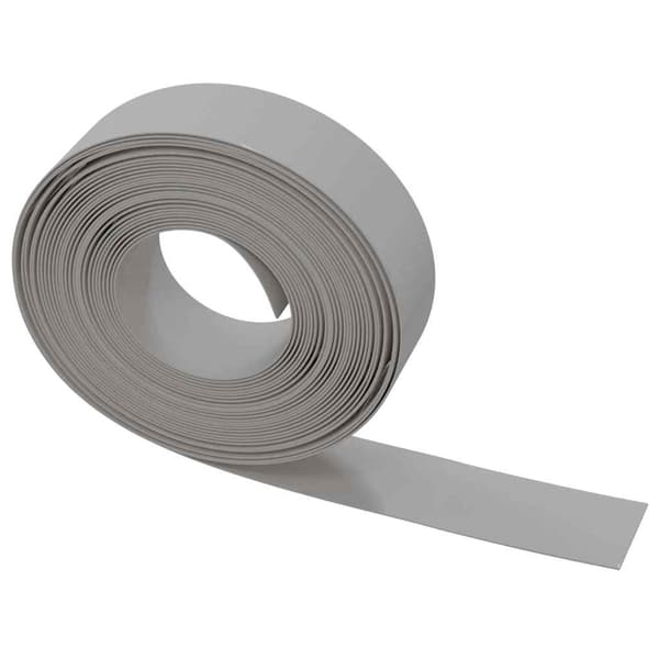vidaXL havekant, 4 stk., grå, 10 m, 15 cm, polyethylen