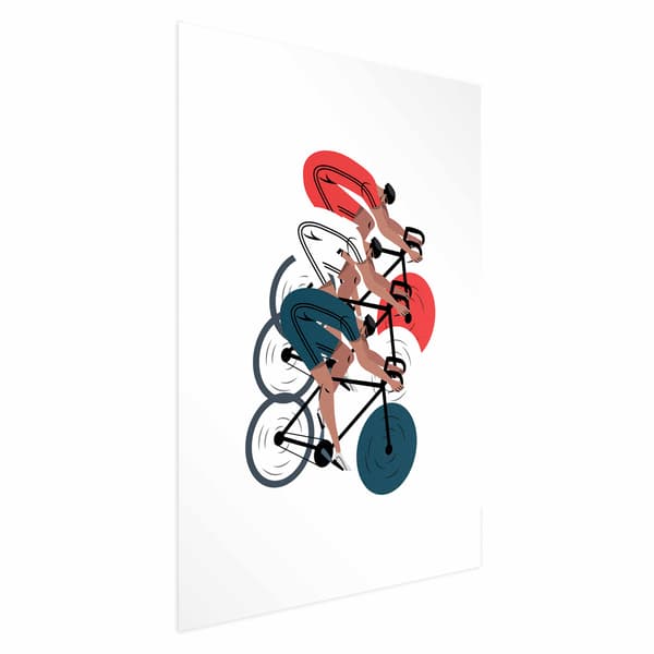 Plakat - Pastelbeige eng