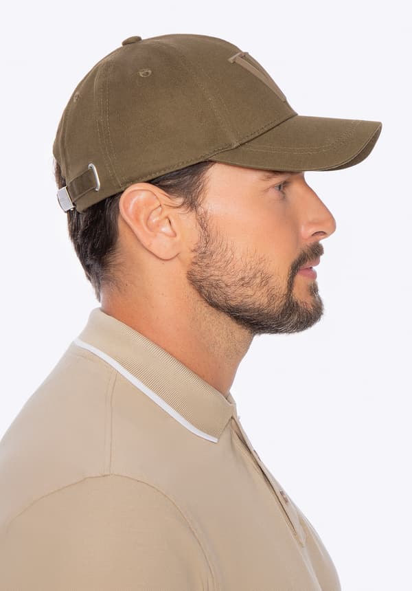 Wittchen Herr Bomull Basebollkeps Unisex Khaki Khaki Bomull