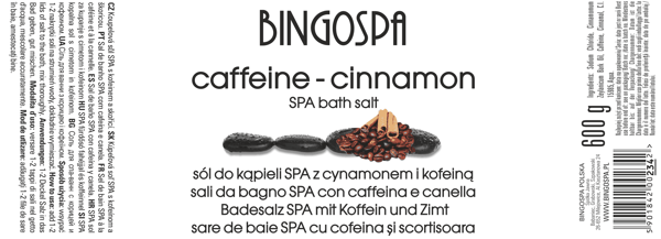 BINGOSPA SPA kaneli-kofeiinikylpysuola
