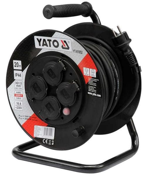 YATO FORLÆNGERLEDNING 30m 3 x 1,5mm2 IP44 81053