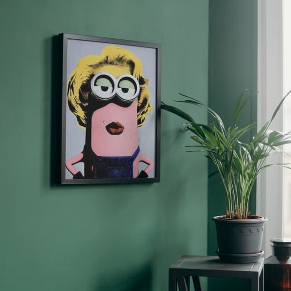 MÅLNING MED SIFFROR Bilder att måla Minion Andy Warhol 40x50 cm
